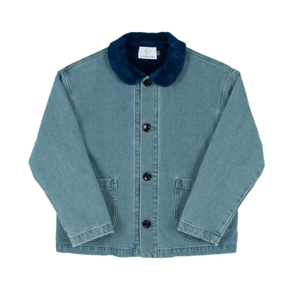 ISO OLDER BROTHER SHERPA CHORE COAT INDIGO